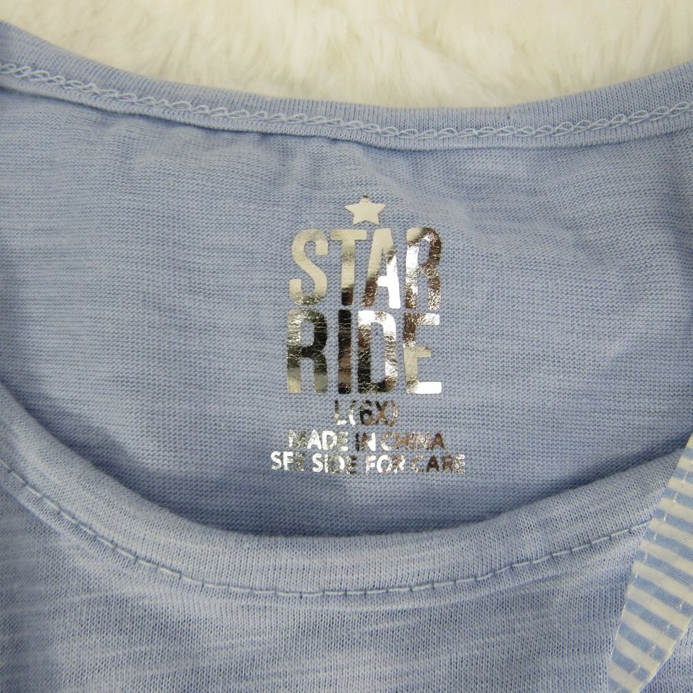 Star Ride Blue Top - Picture 2 of 7